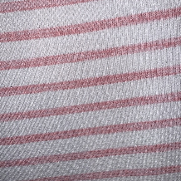 Large, long, sleeved, pink and white striped cute awesome material - Picture 4 of 6